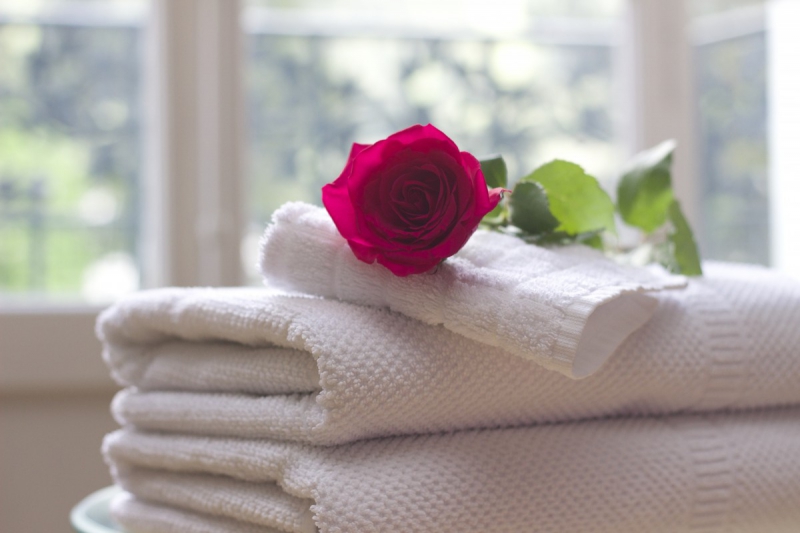 chambre-hote-SIX FOURS LES PLAGES-min_towel_rose_clean_care_salon_spa_white_bath-731641